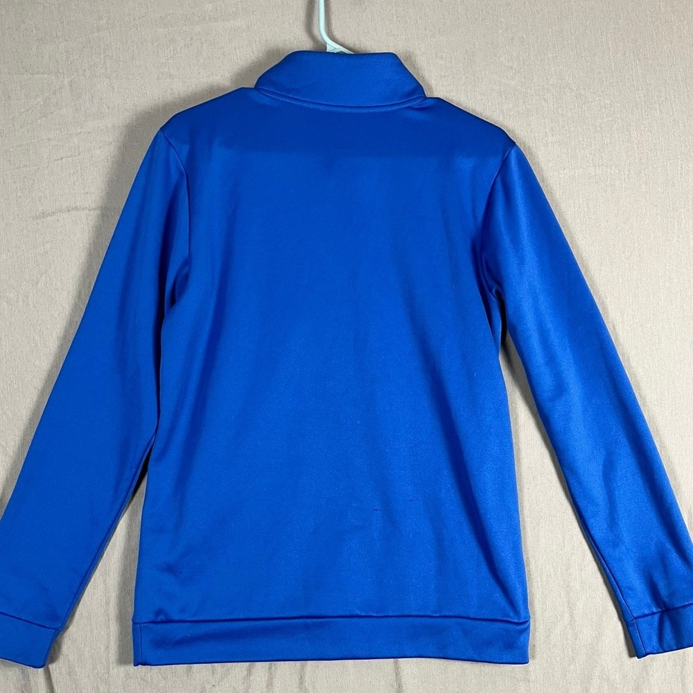 Under Armour Pullover Youth YXL Loose Fit Royal Blue Quarter-Zip Athletic EUC - Picture 8 of 10